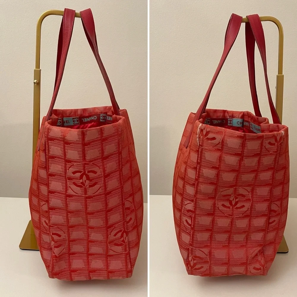 Authentic Chanel New Travel Line Tote PM Vintage from Japan